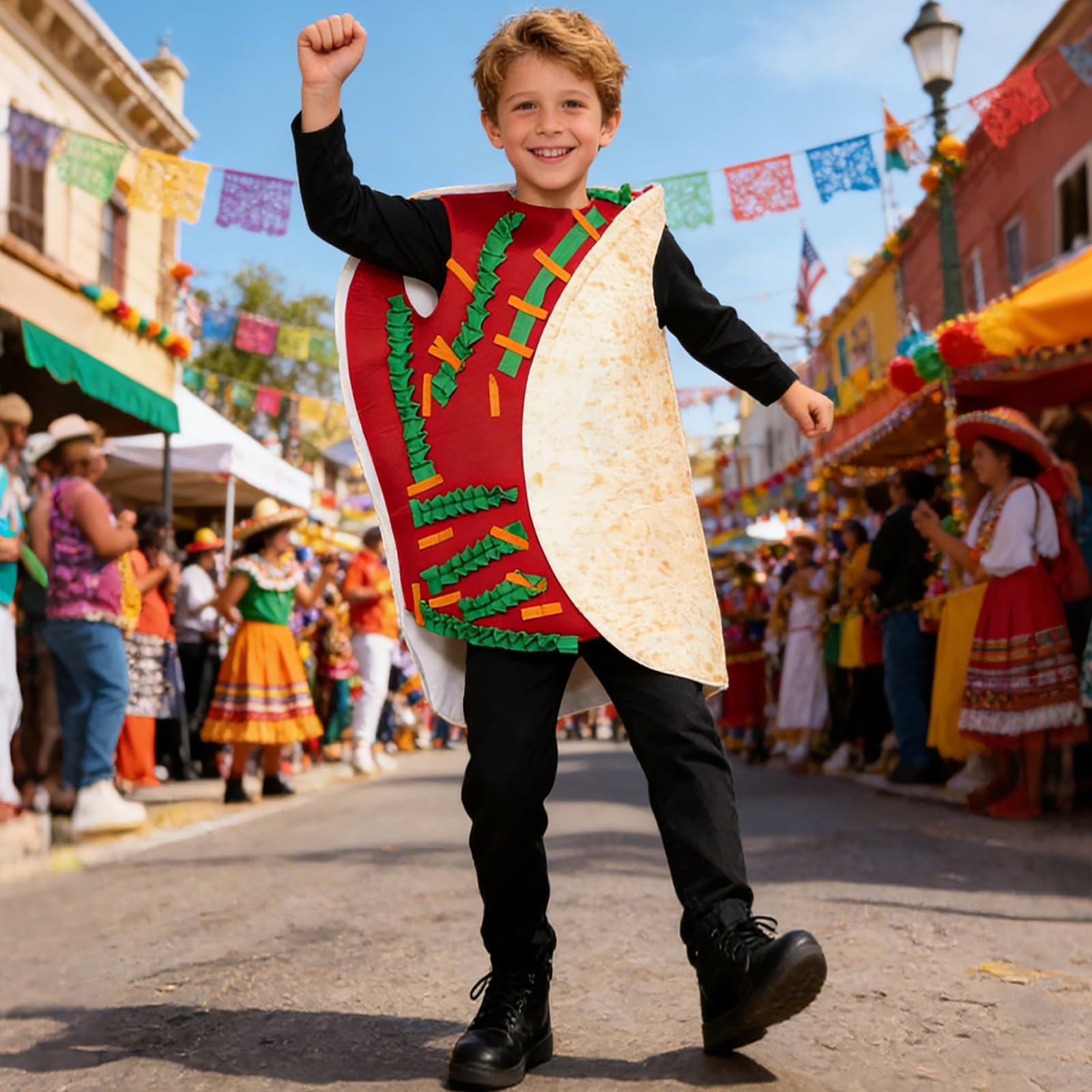 Generisch Costume festivo per bambini, elegante abito da principessa per giochi di travestimento