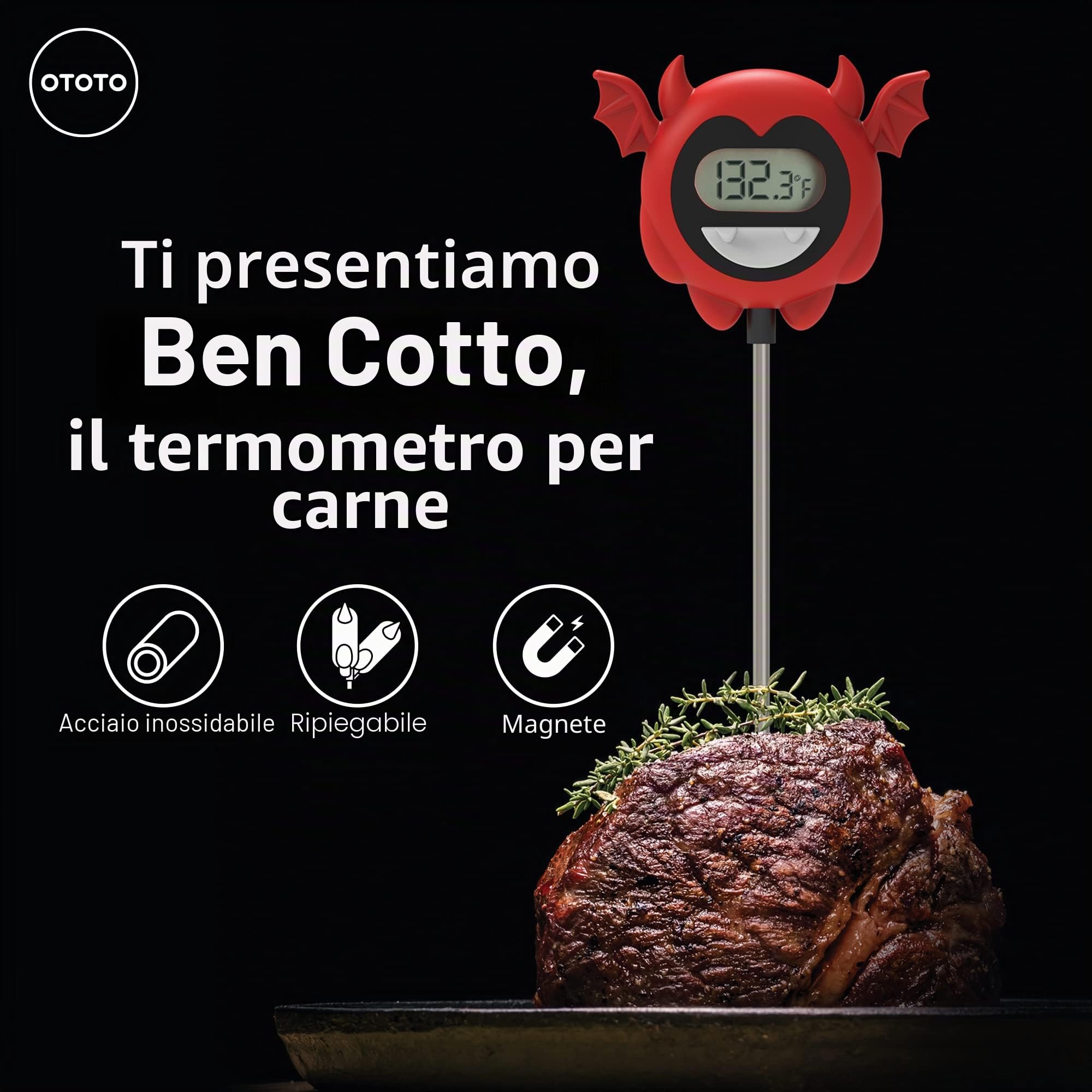 OTOTO Hell Done Bratenthermometer