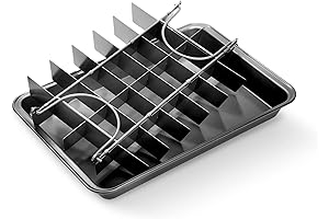 Elbee Home Professional Brownie Cutter for 9x13 Pan: Perfect Brownies Every Time