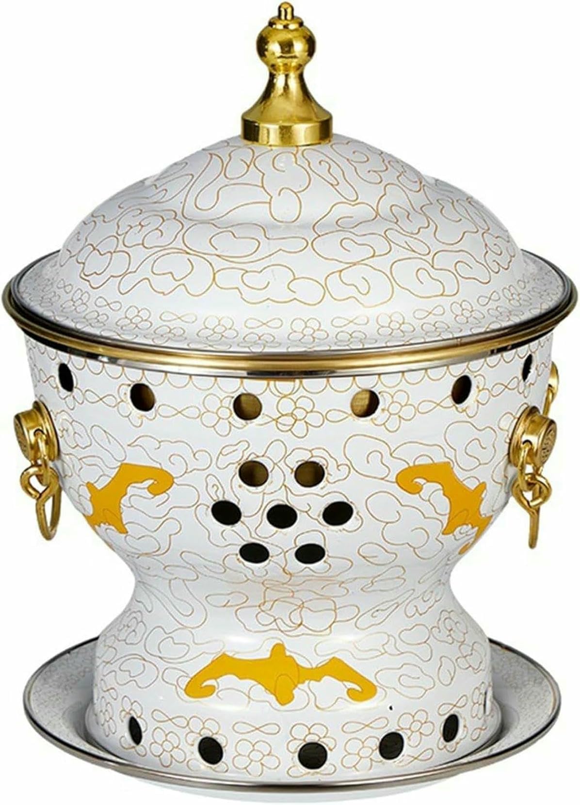 Petit pot en cuivre traditionnel : l'élégance du plat de frottement pour hot pot asiatique unique