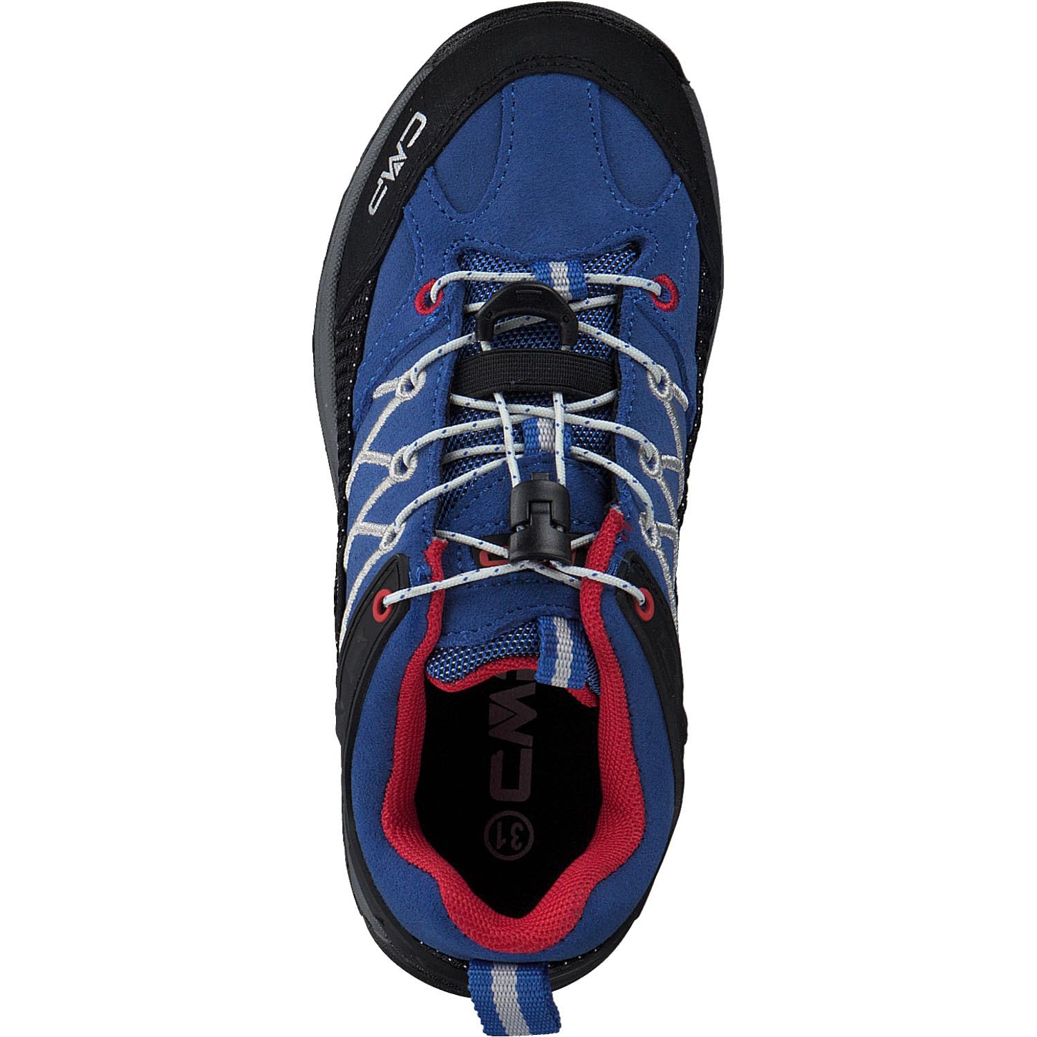 CMP Unisex dziecięce półbuty trekkingowe Rigel Low, Cobalto Stone Fire, 36 EU