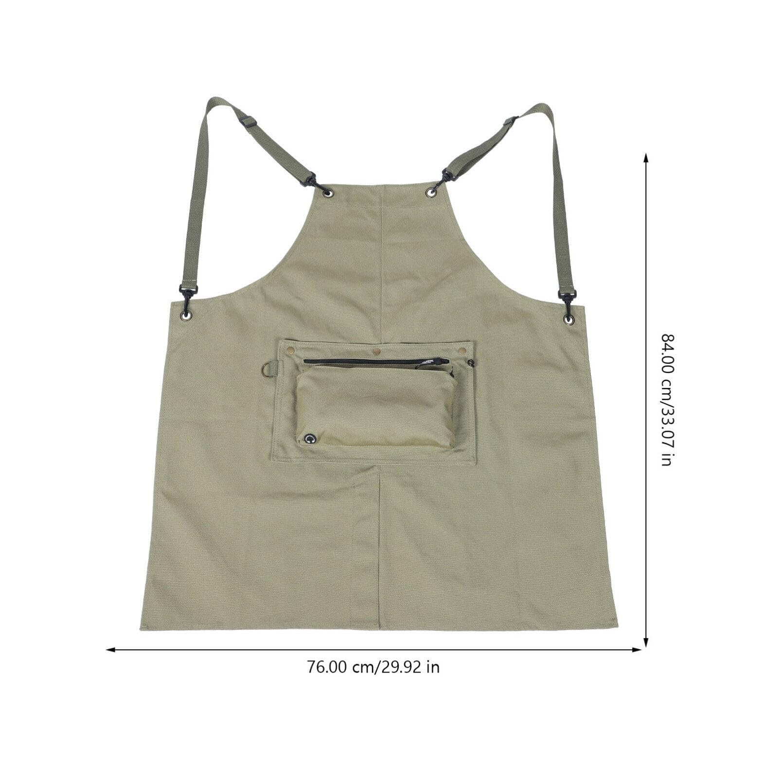 LIFKOME Grembiule Da Cucina Grembiule Di Tela Resistente Alle Gocce D'acqua Grembiule Da Cucina Con Grandi Tasche Grembiule