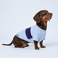 Vista 3 de Fitwarm Paquete de 3 camisas para perro a rayas de bloques de color, ropa de verano para perros pequeños, camiseta transpirable y ligera