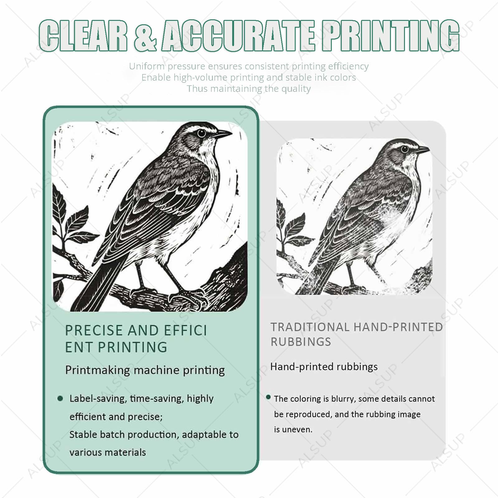 Prensa de grabado profesional, máquina de grabado manual con altura de rodillo ajustable, para grabado en huecograbado, impresión artística de precisión