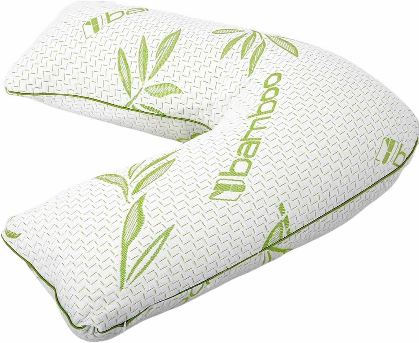 Starhomeware Bamboo Memory Foam V Shaped Pillow for Nursing Mothers, Pregnancy,Maternity Shredded Memory Foam V Shaped Pillow with Removable Cover.