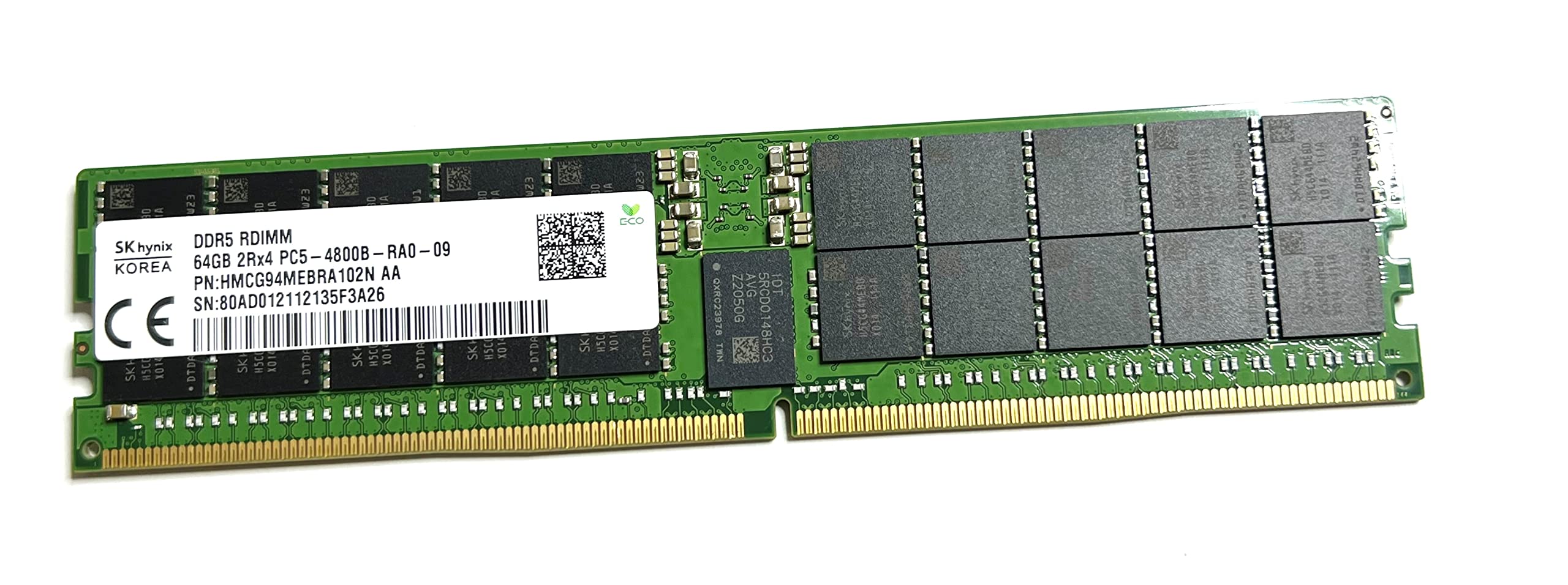 SK Hynix 64GB 2Rx4 PC5-4800B-RA0-1010-XT DDR5 EC8 RDIMM Server
