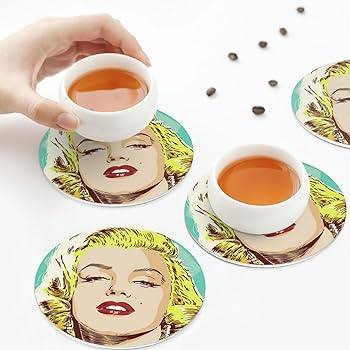 マリリン・モンロー コースター 6枚セット