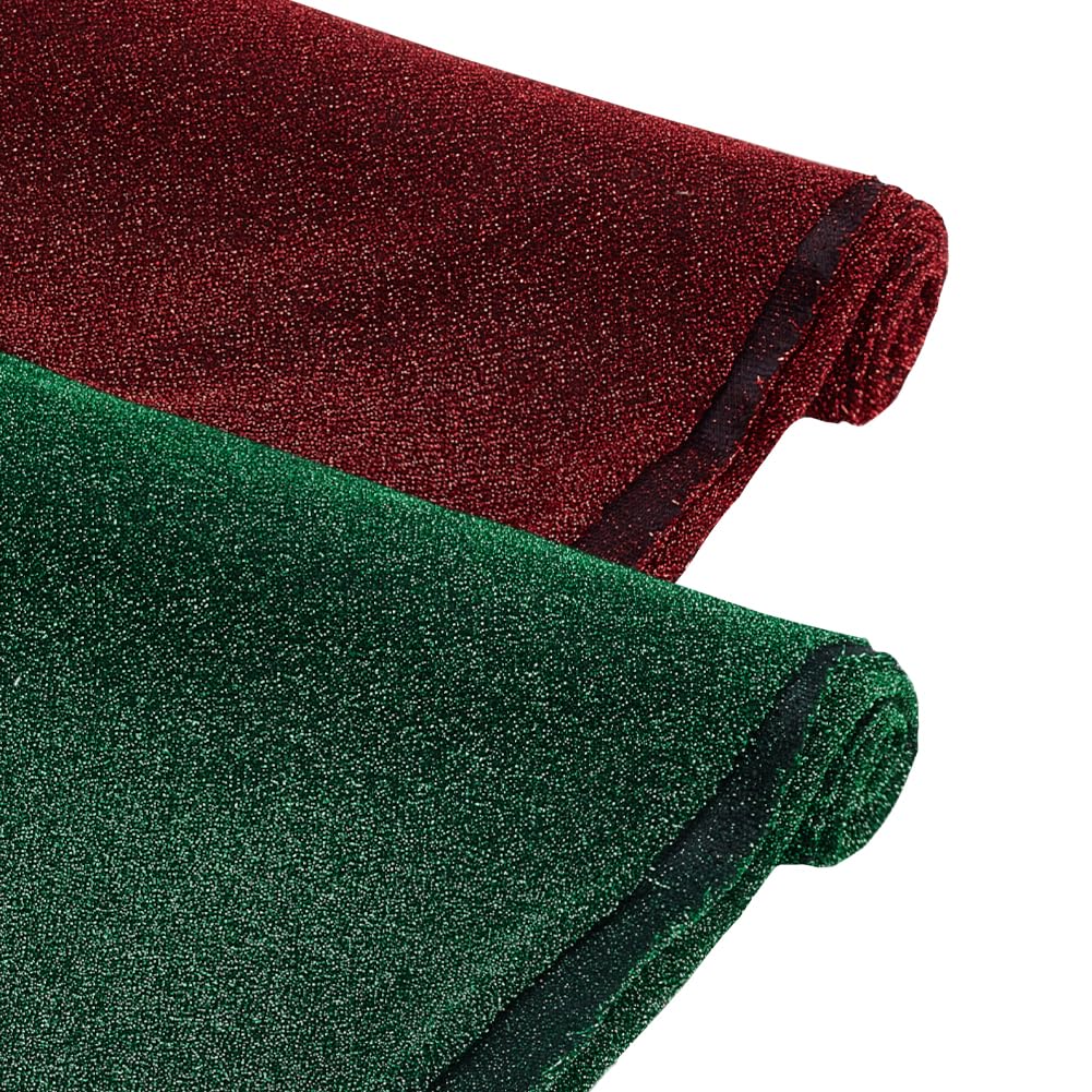 PH PandaHall Tissu En Feuille Métallique Argentée Extensible