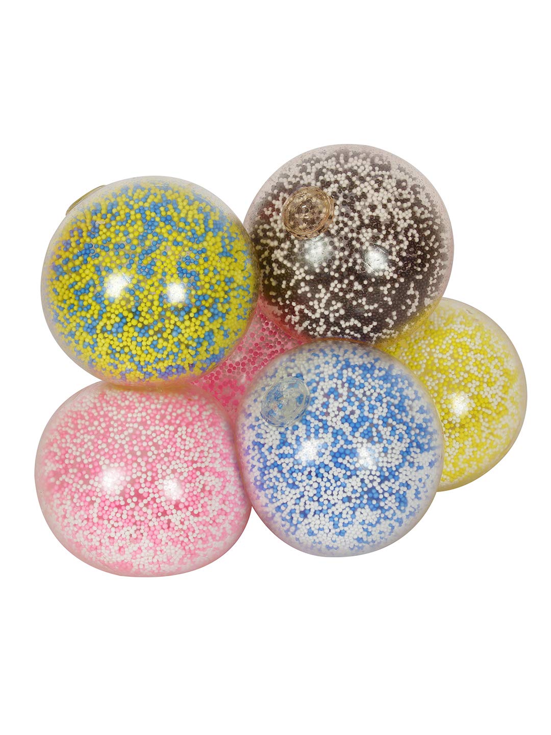 Pocket Money 10cm Air Color Plastic Beans Ball with Light Multicolor
