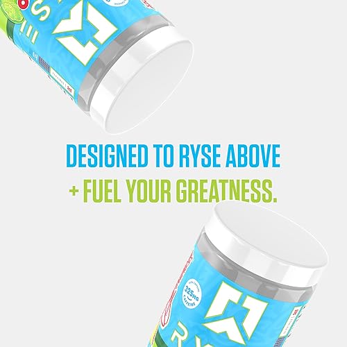 Vista 27 de RYSE Loaded - Polvo de preentrenamiento - Strawberry Squeeze - Pre-entrenamiento diario para hombres y mujeres con 390 mg de cafeína, beta alanina