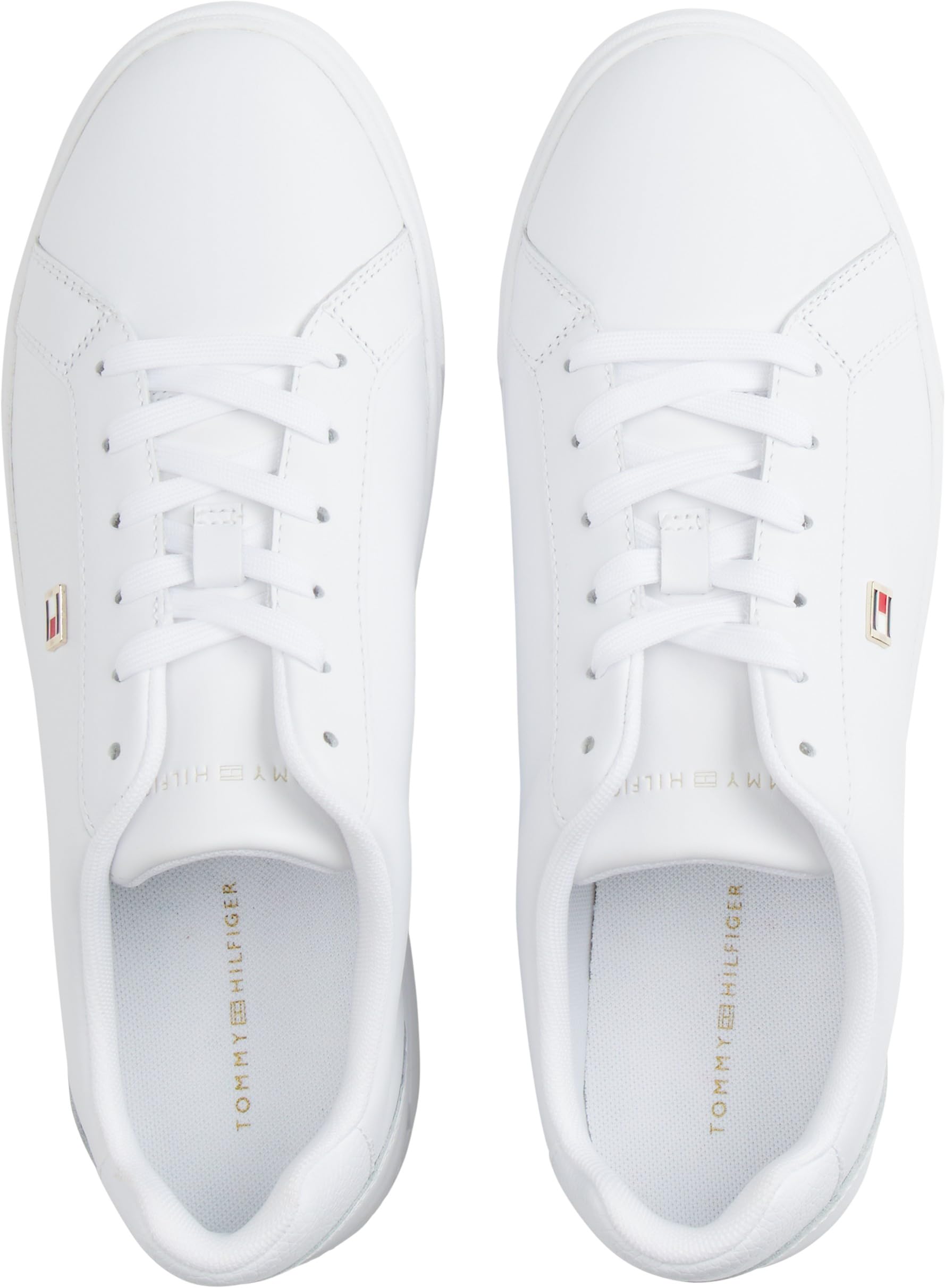 Tommy Hilfiger Damen Court Sneaker Schuhe aus Leder