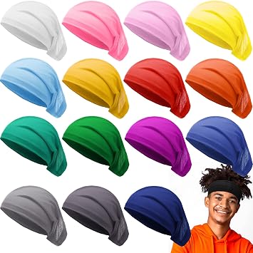 16 Pieces Unisex Dreadlock Cap Spandex 