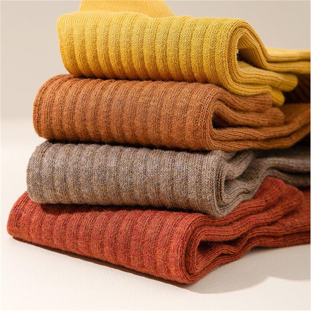 JSEIAJB Socks Women S Spring and Autumn Long Cotton Socks Anti Pilling and Sweat Absorbing Mid Length Socks