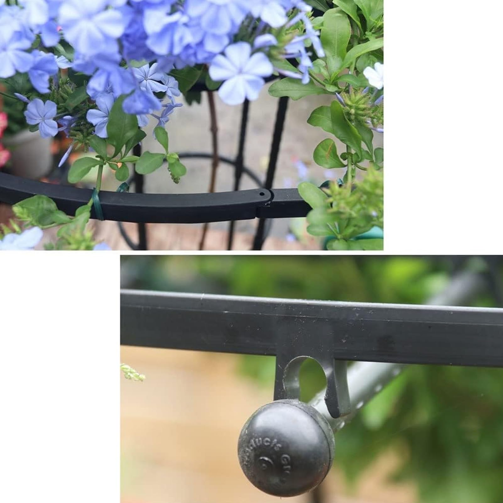 Nierdzewna kratka ogrodowa do roślin pnących – 210 cm parasol cielęcy glicynia wsparcie wieża kwiat i ogórek stojak wspinaczkowy idealny do dekoracji ogrodu