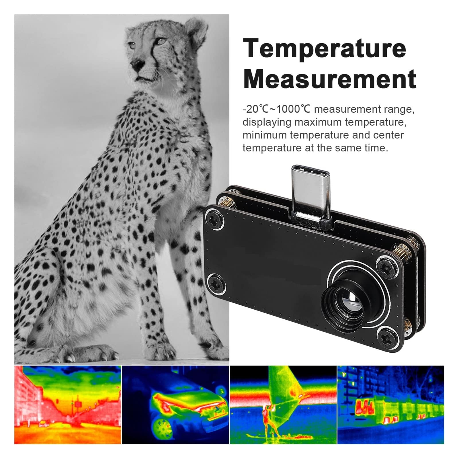 Kamera termowizyjna, Interfejs kamera termowizyjna na podczerwień 32 * 32 rozdzielczość miernik pomiaru temperatury