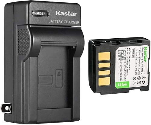 Miniatura 10 de Kastar BN-VF707U Reemplazo del cargador de batería de pared de CA para JVC BN-VF707U BN-VF707UE BN-VF707US BN-VF714U BN-VF714UE BN-VF714US BN-VF733U