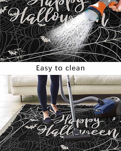 Miniatura 6 de Halloween Outdoor Area Rug 4'x6',Patio Balcony Porch Front Door Camping Camper Deck Runner Rug,Washable Carpet Indoor Living RoomKitchen,Hallway