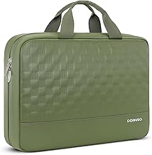 DOMISO 17 Inch Laptop Case, Waterproof Case with Handle, Laptop Notebook PC Case for 17.3 Inch Lenovo/HP/Acer/Chromebook/dell/MSI, Army Green