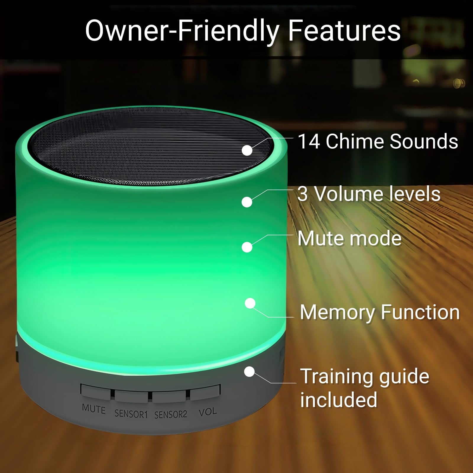 Wireless Puppy Small Dog Doorbell. Ultra-Sensitive Touch Activation - Image 2