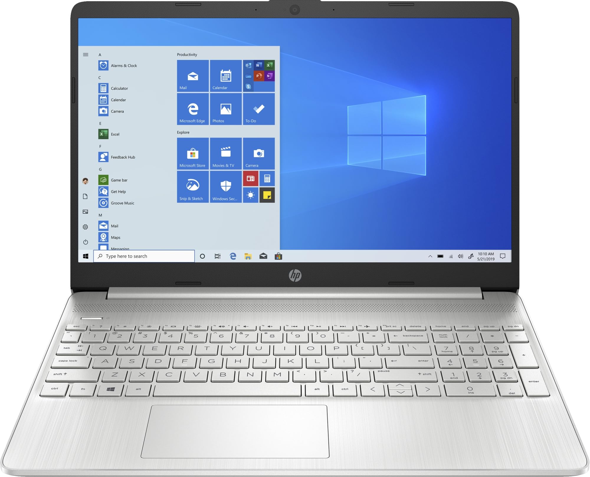 HP 15s-​fq4019ns Plata - 15.6" - Intel Core i5-​8GB - 512GB SSD - W11 Home
