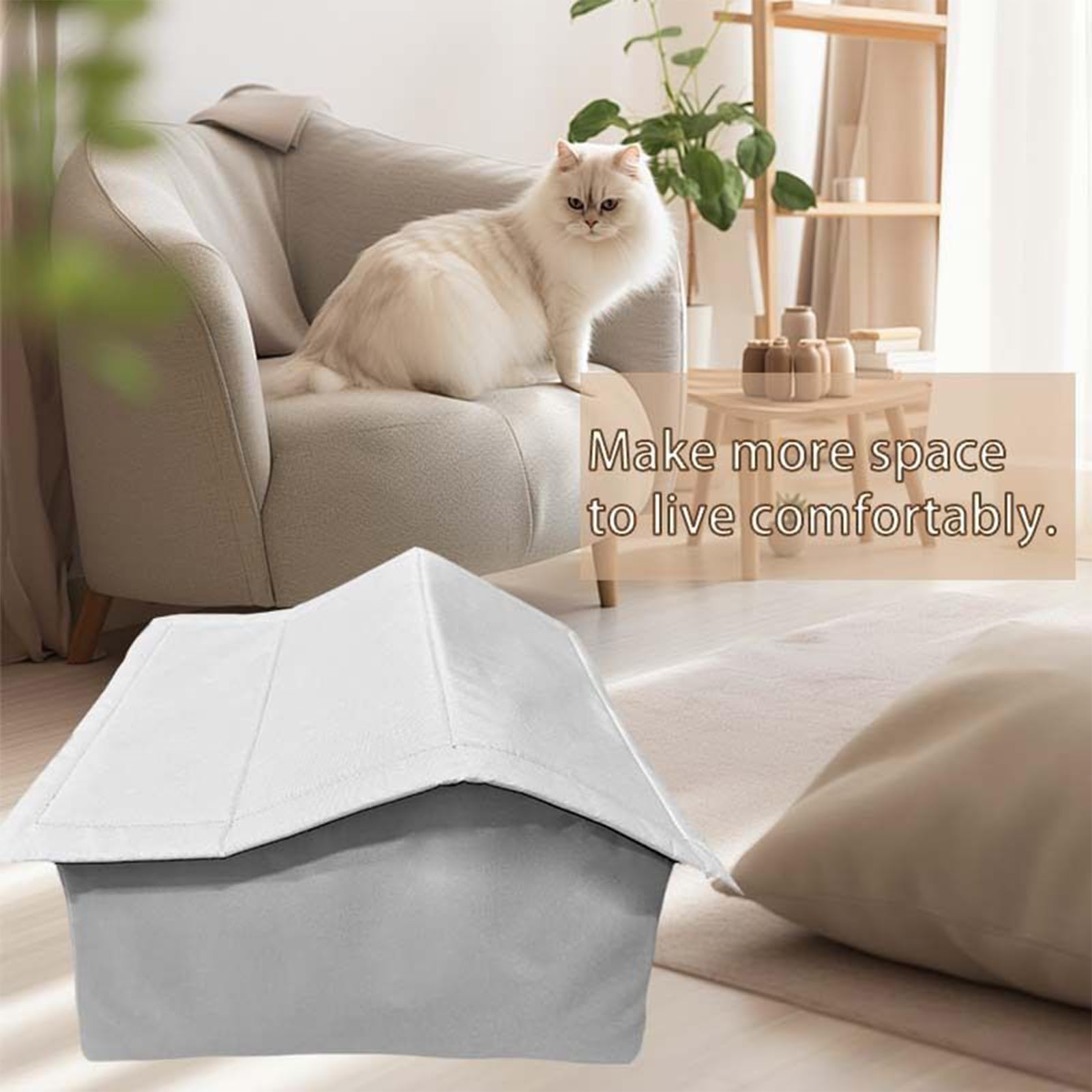 Cuccia per cani da interni, grotta refrigerante per animali domestici, per esterni, per interni e cuccioli, grotta di raffreddamento per animali domestici e gatti, per camera da letto, soggiorno
