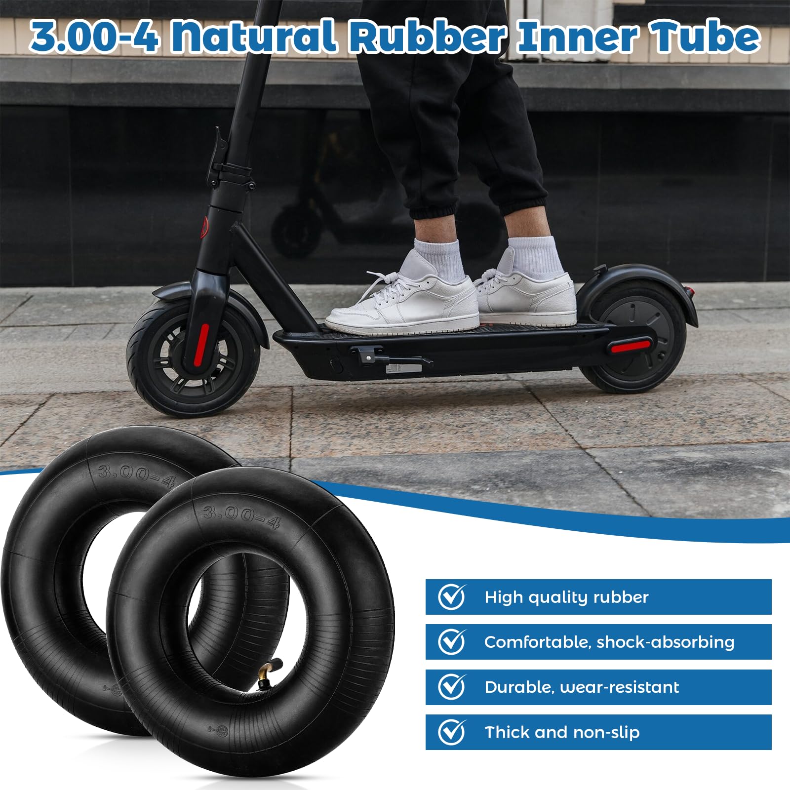 Lot De 2 Chambres à Air Valve Droite Pour Brouette, Diable, Chariot, Tondeuse Ou Autre - 4.8 / 4