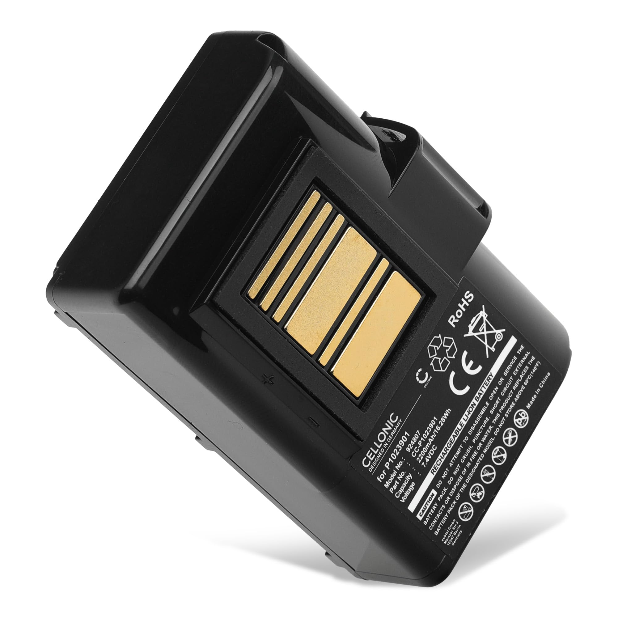 subtel 1x Battery for Printer Compatible with Zebra ZQ610, ZQ620, ZQ520, P1051378 - (2200mAh, 7.4V)