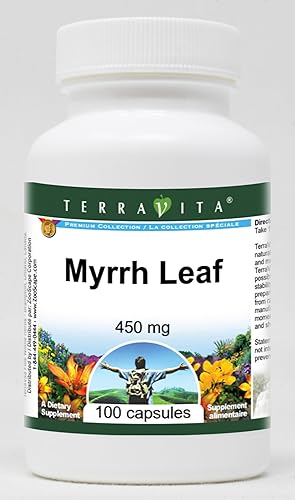 TerraVita Hoja de Mirra - 450 mg (100 Cápsulas, ZIN 520902)