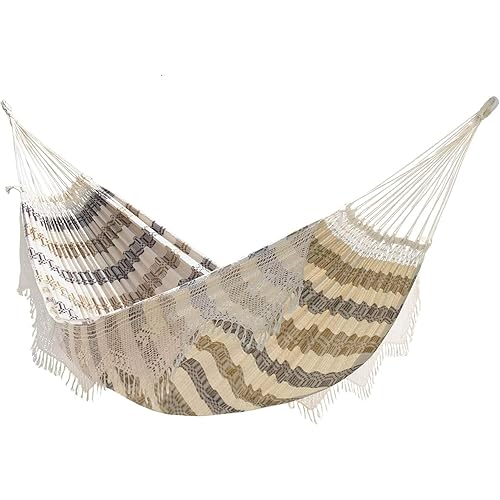 Vivere Authentic Brazilian Cotton Hammock - 450 lb Capacity (Costa)