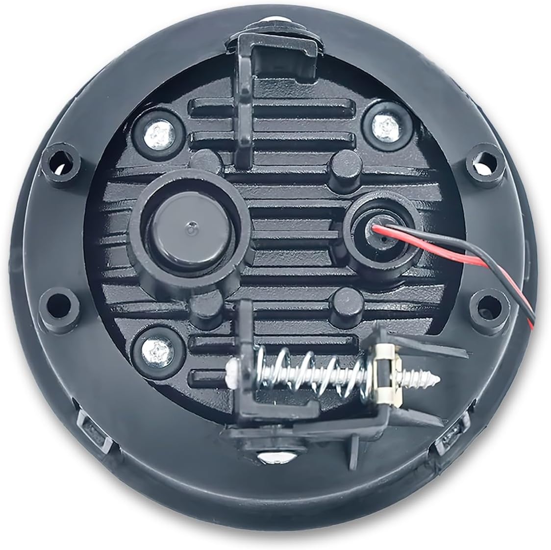 KOZAK LED Fog Light BLACK (Passenger Right Side) Compatible with Freightliner Columbia 2000-2015, Century PLUS Logo and Vest