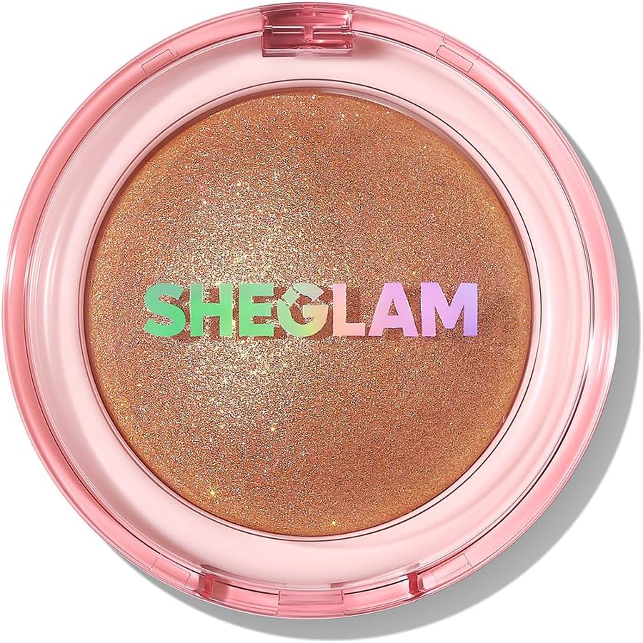 Glowchi Bouncy Highlighter Mochi-like Formula Highlighter Long-lasting Shimmer Makeup-Peach Jam