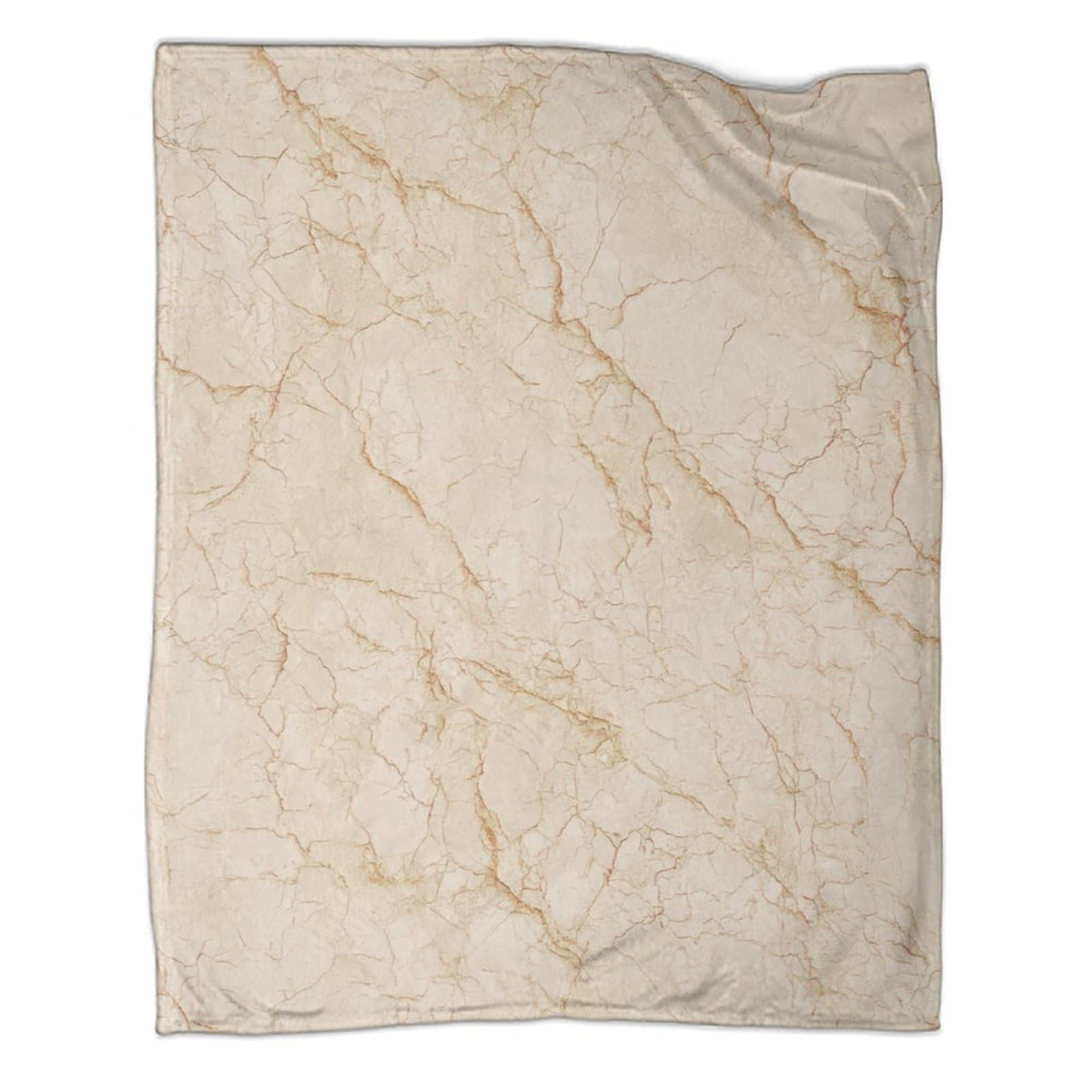 Estampado 3D Marble Texture Manta para Aire Acondicionado Microfibra Ropa de Cama esponjosa Natural Stone Plaid para Verano Suave 80×90inch(200x230cm)