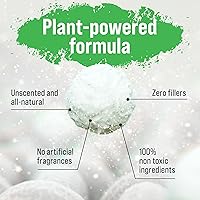 Vista 104 de Rockin' Green Detergente para ropa sucia, a base de plantas, detergente en polvo natural para ropa, vegano y biodegradable, seguro para pieles