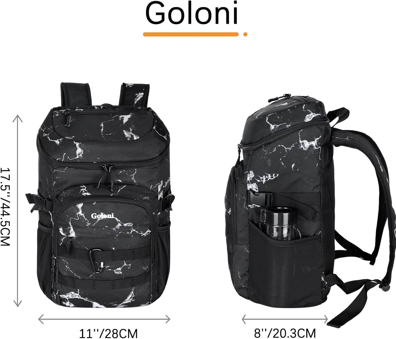 Cooler Backpack Insulated Leak Proof,Small Soft Coolers Bag for Men and Women Camping,Travel,Beach,Hiking,Picnic - Image 2