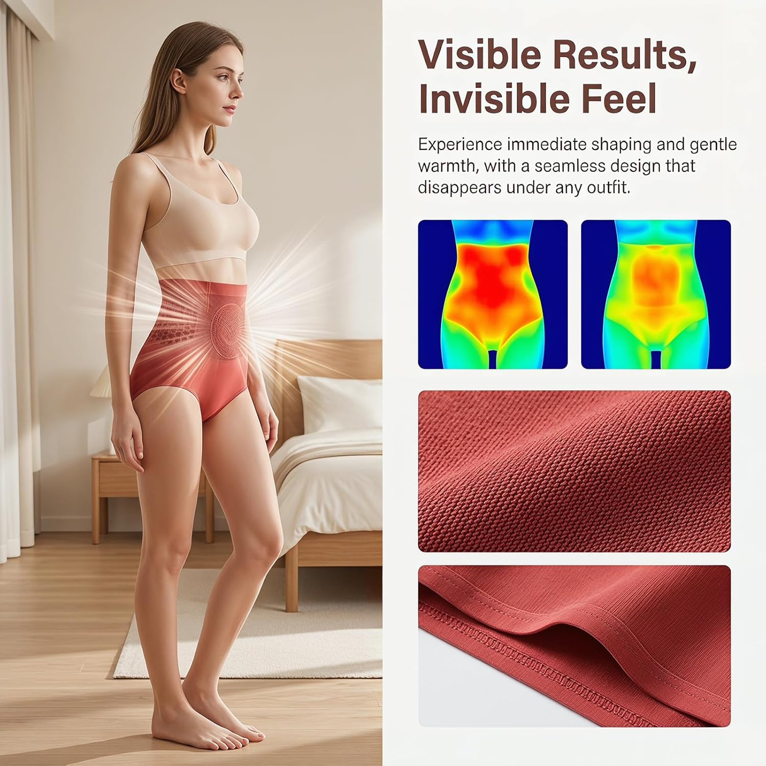 4-in-1 Micro-Particle Sculpting Shorts, Seamless High Waist Tummy Control Shapewear Yoga Shorts