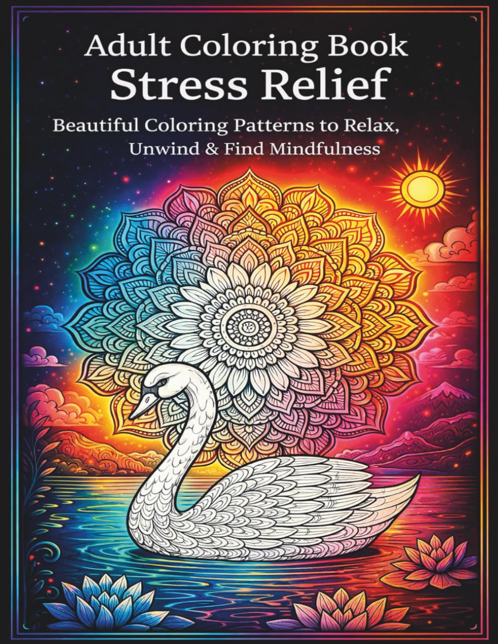 Adult Coloring Book for Stress Relief: Beautiful Coloring Patterns to Relax, Unwind & Find Mindfulness