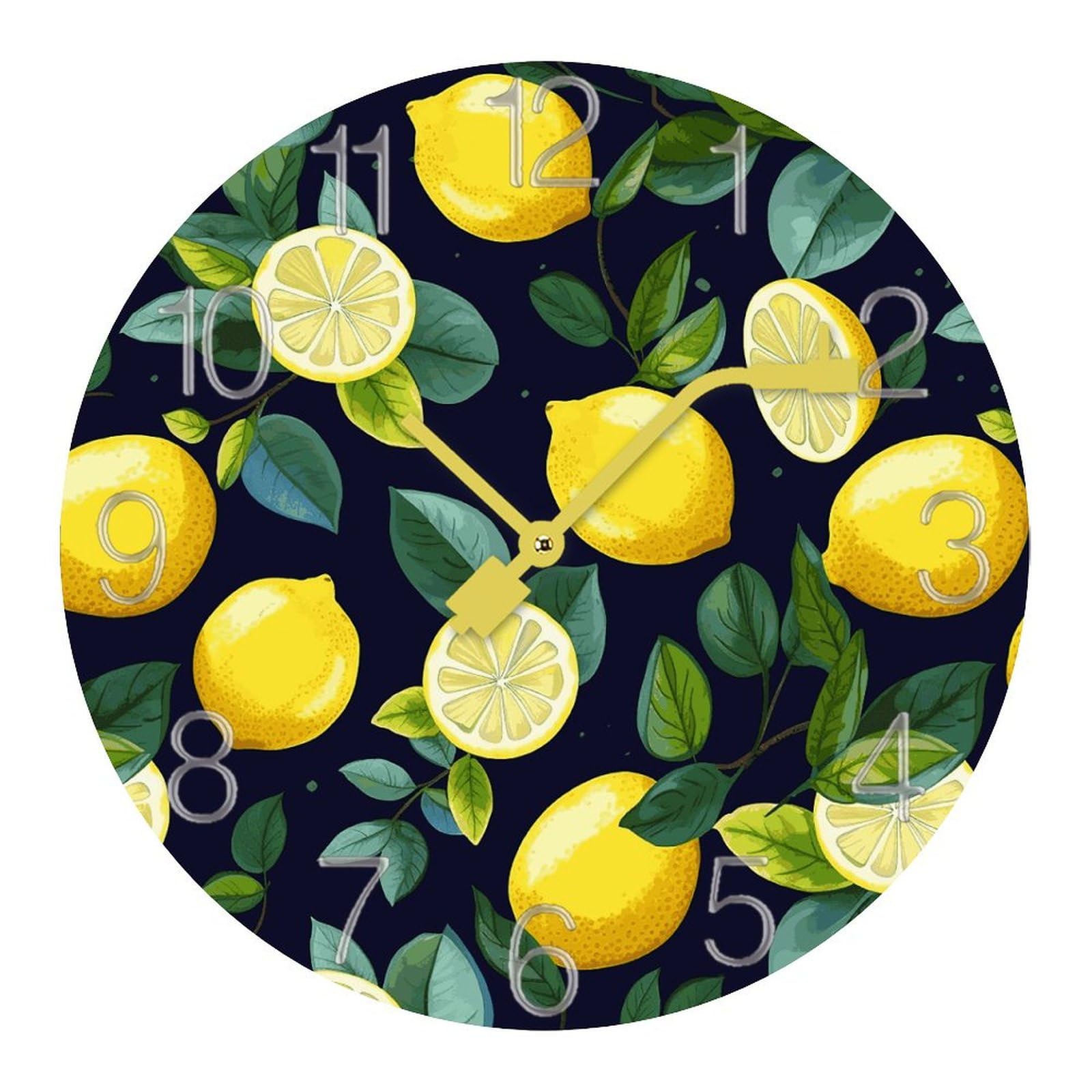 Horloge murale silencieuse sans tic-tac moderne à piles pour maison