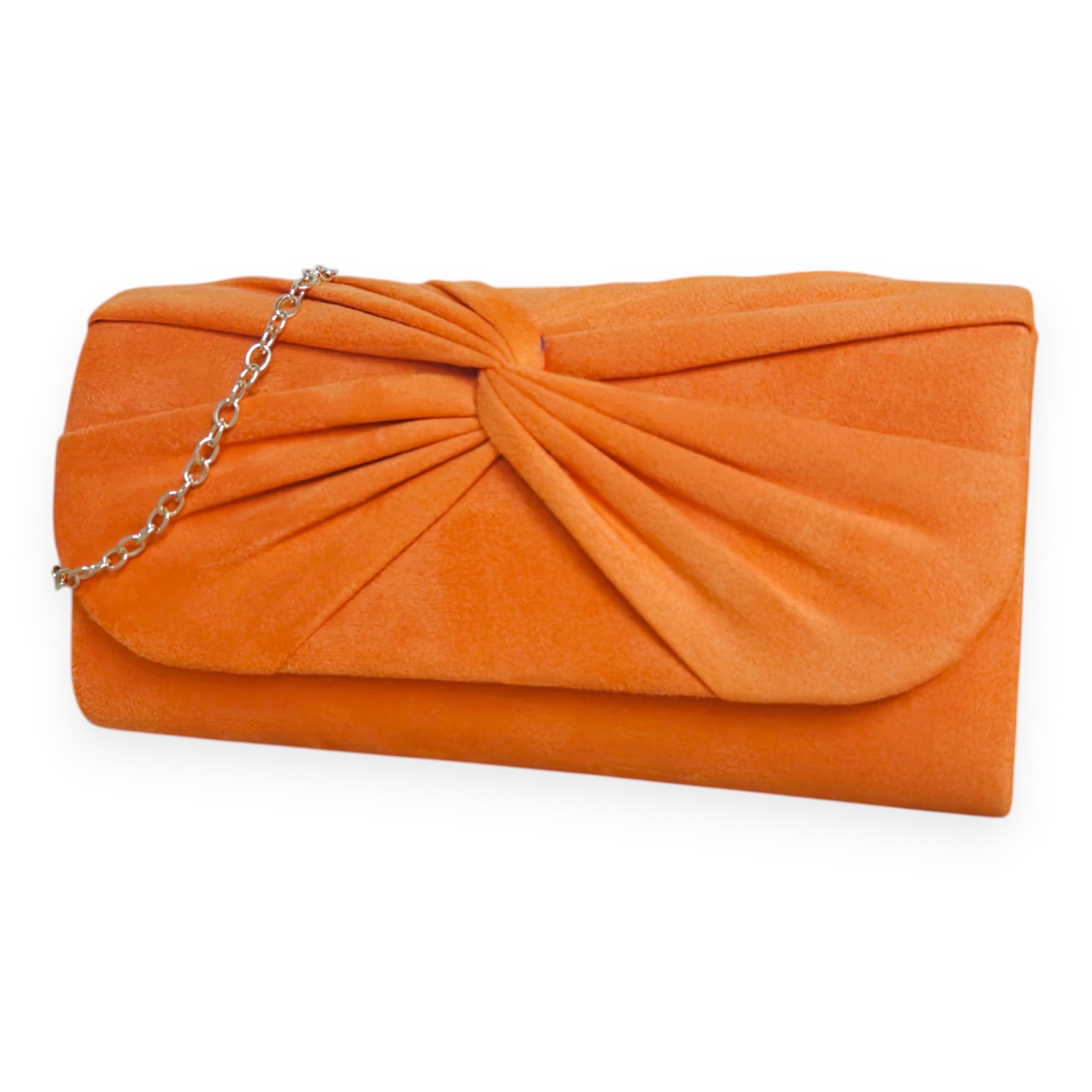 Sac à main en daim plissé pour bal de fin d'année, mariage, soirée
