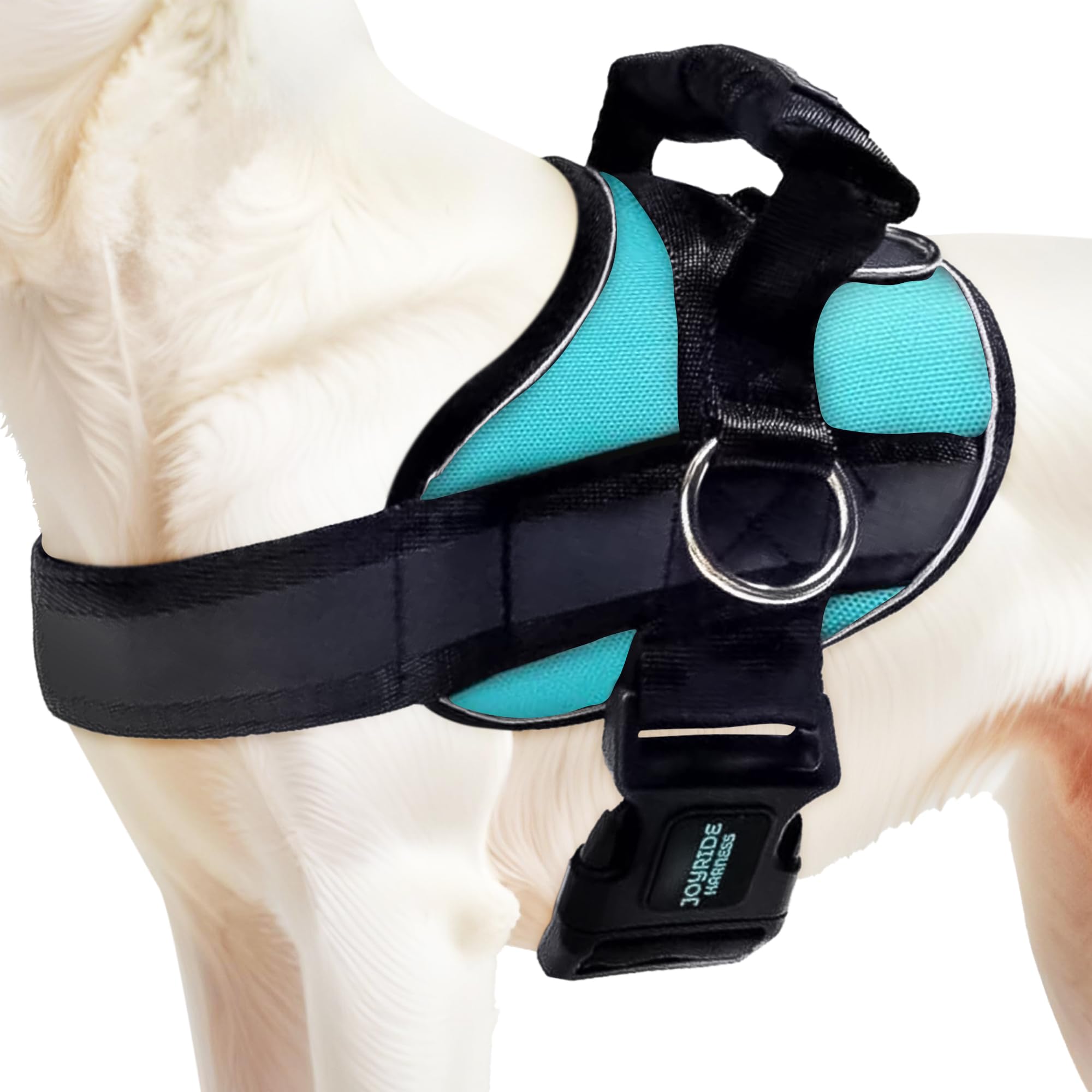 Joyride Harness 2.0 - The Original Side Ring No Pull Dog Harness - No Choke, Escape Proof, Reflective, 3 Leash Clips, Quick Fit Pet Vest - Easy Walks