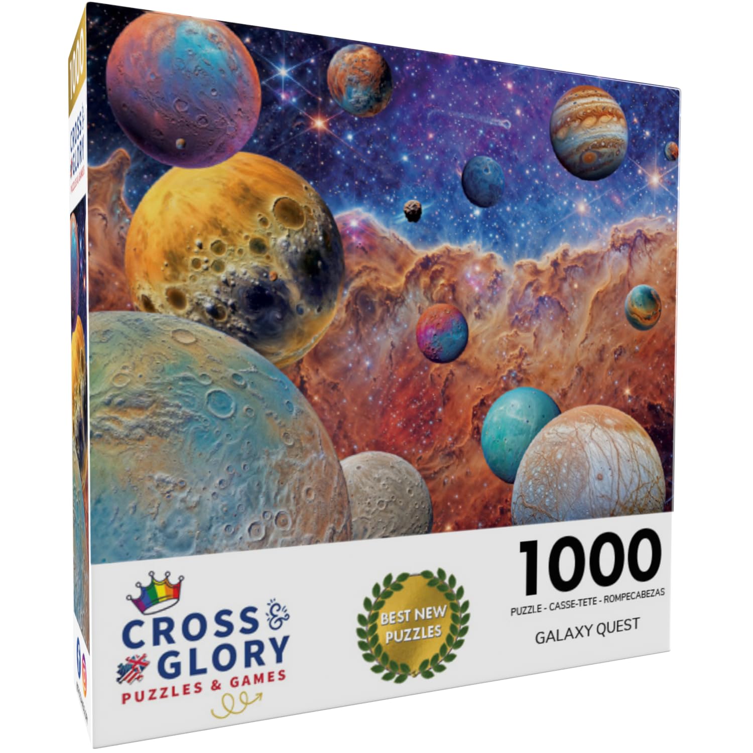 Cross & Glory Galaxy Quest Puzzle – 1000 Teile Weltraum-Motiv, 50,8 X 68,6 Cm