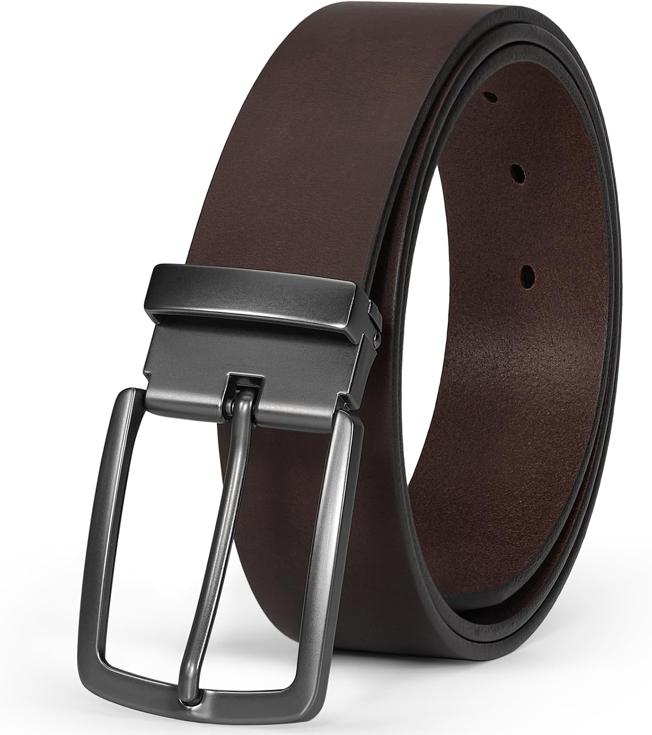 Thicken Full Grain Leather Mens Belt Heavy Duty Mens Work Belt Mens Belt High Hardness Buckle Packed In Gift Box