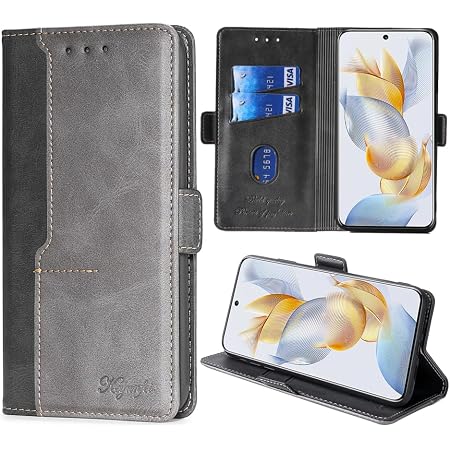 Topme Leder-Hülle Für UleFone Note 16 Pro – Mit Litschi-Muster, Ständerfunktion, Kartenfächern, Dunkelblau