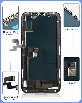 Amazon.co.jp: iPhone X 10 画面交換用 - 5.8インチ LCD