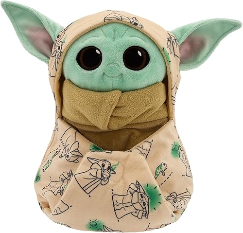 Disney Store - Peluche oficial de Star Wars Grogu de 10 pulgadas, diseño de The Child' de The Mandalorian Series Babies Edition, juguete suave y