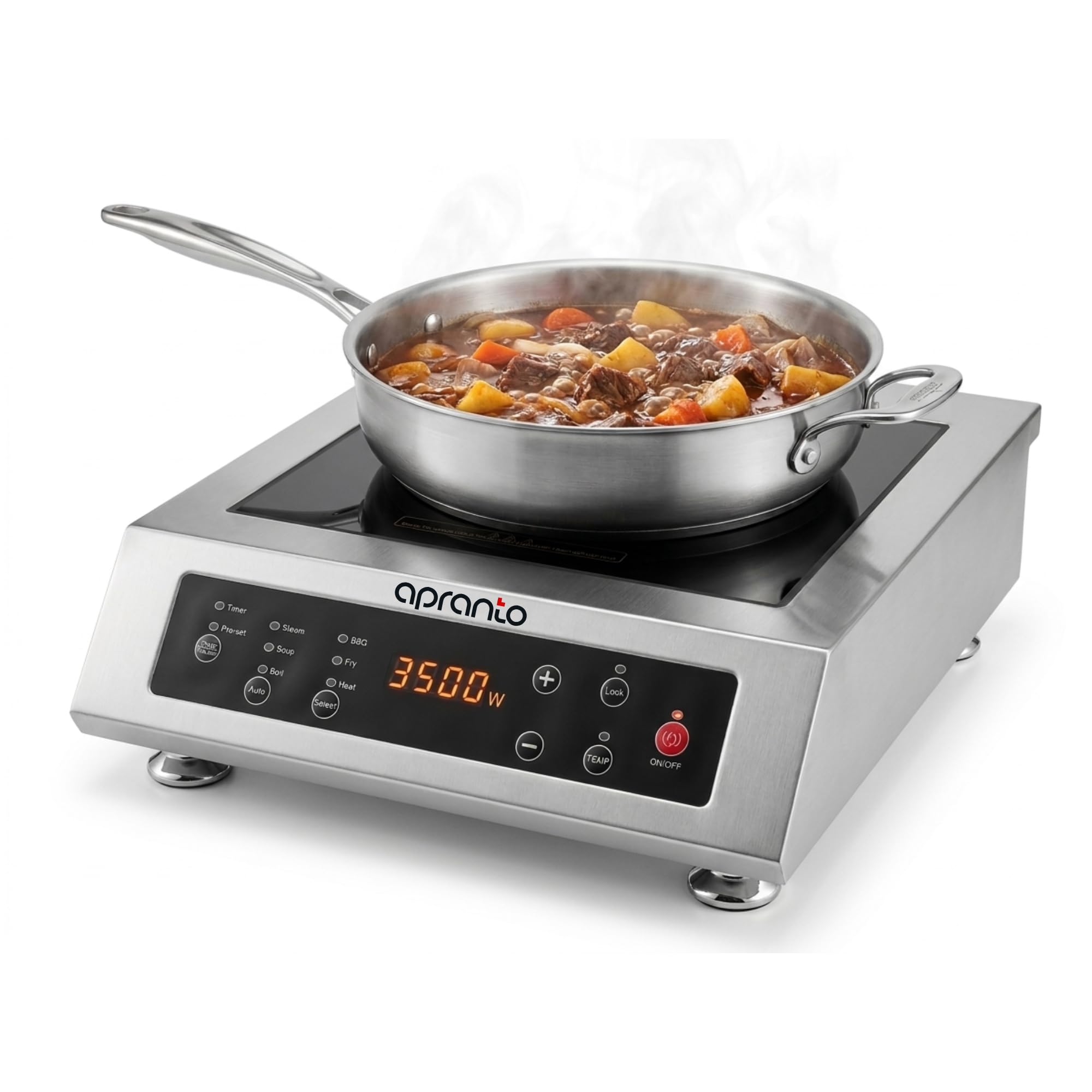 Commercial Induction Cooktop 3500W | Stainless Steel | Digital Display & Multiple Cooking Modes for Restaurant & Commercial Kitchens-image-33