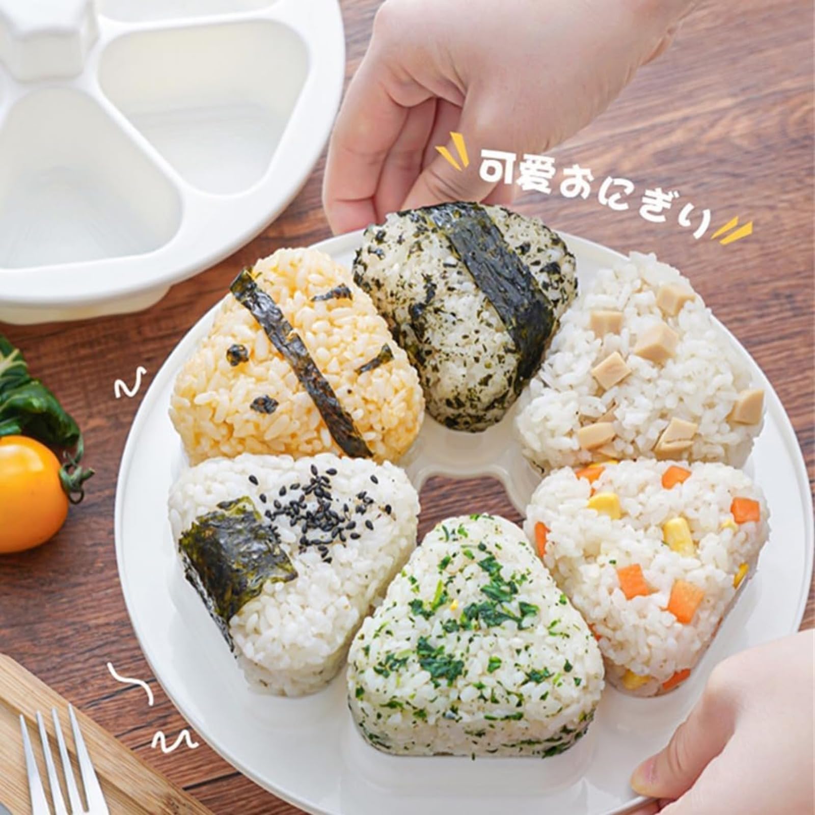 ★おにぎり型 おにぎりメーカー 三角寿司型キット おにぎり型 6個取 Amazon.co.jp: おにぎり型 おにぎりメーカー 三角寿司型キット