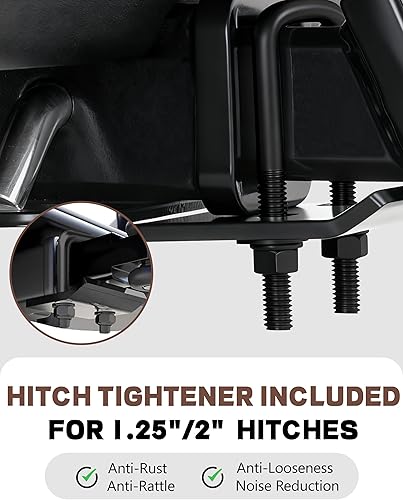 Miniatura 9 de RokRack Plus - Soporte plegable para 2 bicicletas eléctricas con rampa, capacidad de 200 libras, soporte para bicicleta eléctrica, soporte de