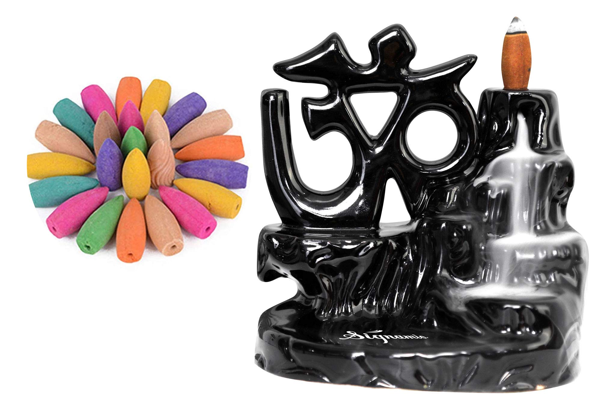 Signamio Shivling Backflow Smoke Fountain - Spiritual Home Decor -19