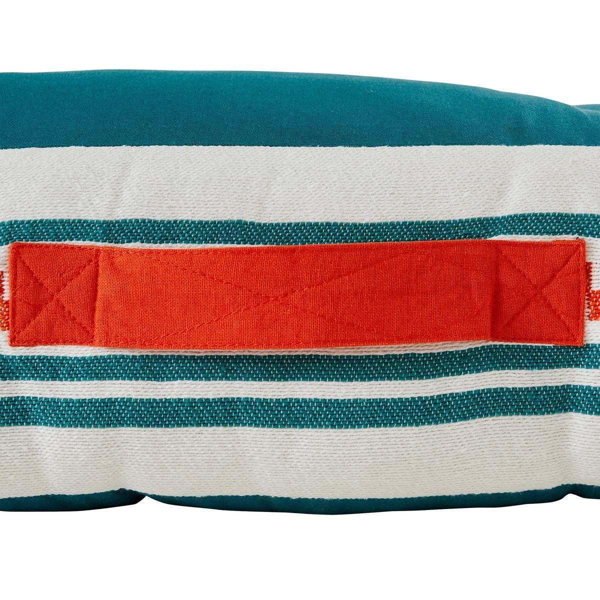 Atmosphera - Coussin de Sol d'extérieur Yucatan Bleu Canard 120x80cm