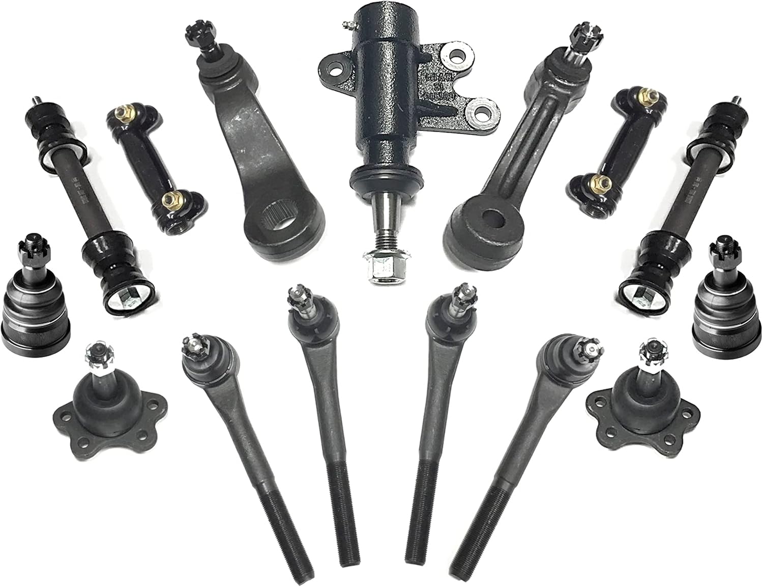 10-Piece Front Suspension Kit For Chevy Blazer C1500 C2500 Tahoe Yukon – Tie Rod Ends, Upper/Lower Ball Joints 11 thumbnail image